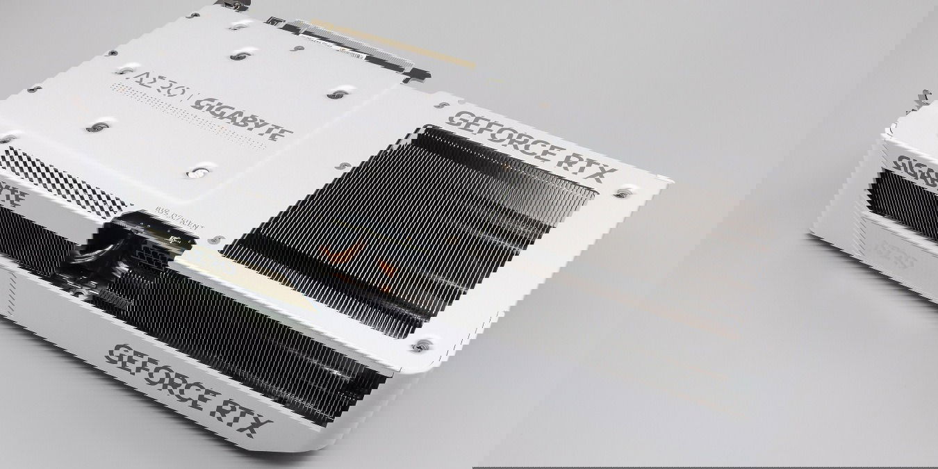 Gigabyte Aero white graphics card