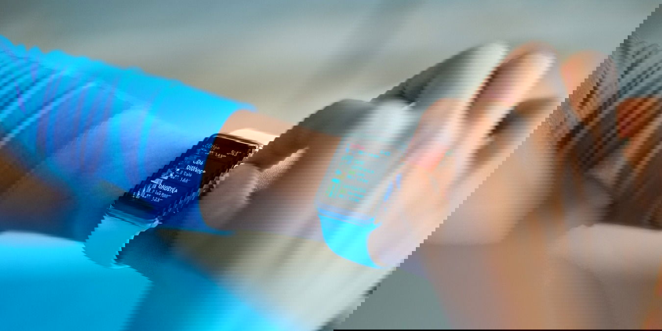 Turning the Digital Crown on an Apple Watch